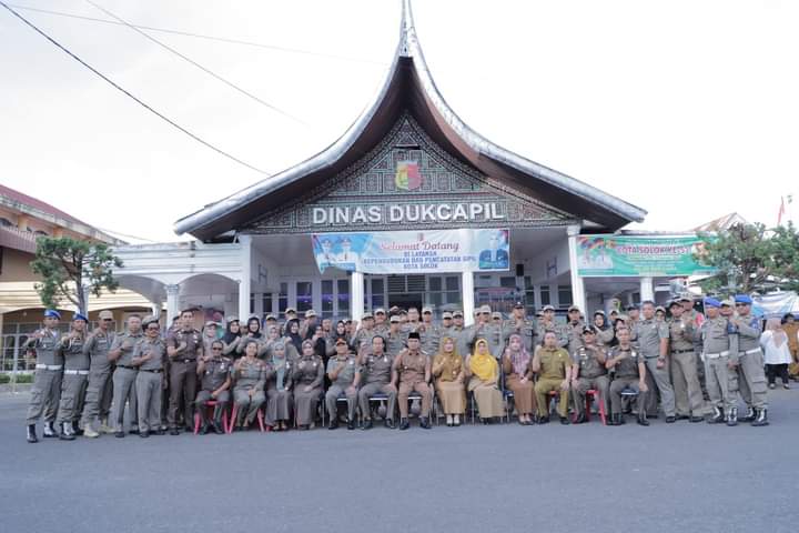 Apel Satpol PP dan Disdukcapil