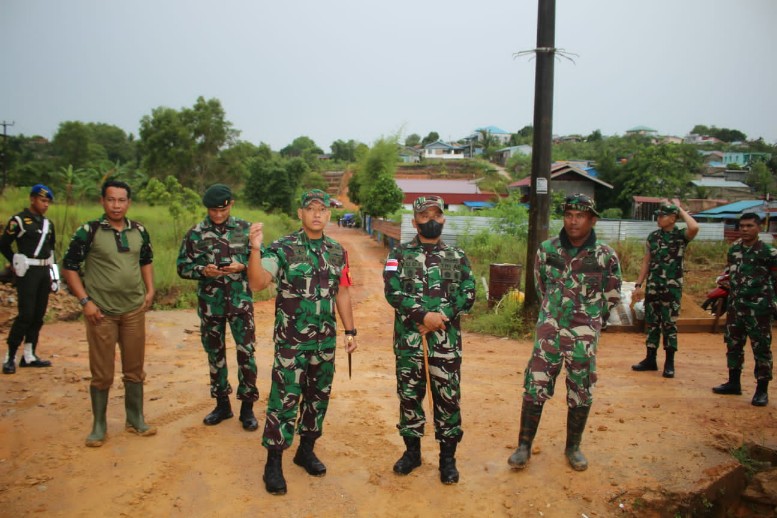 Danrem 033 WP Tinjau Lokasi TMMD