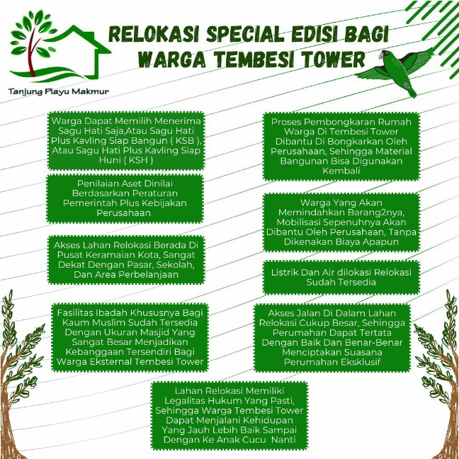 Jelang Eksekusi Tembesi Tower