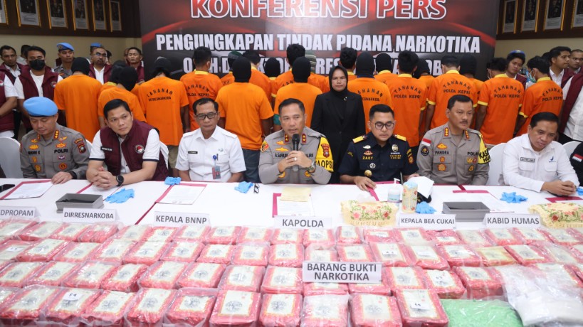 Sabu Disita Polda Kepri
