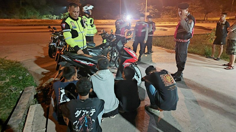 Razia Kendaraan Batam