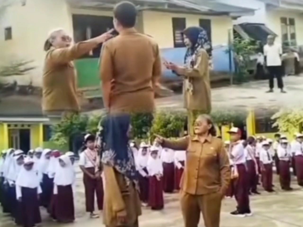 Guru Cekik Siswa