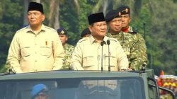 Prabowo di HUT TNI