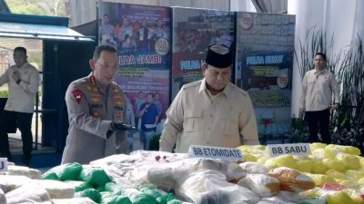 Pemusnahan 214,84 Ton narkoba